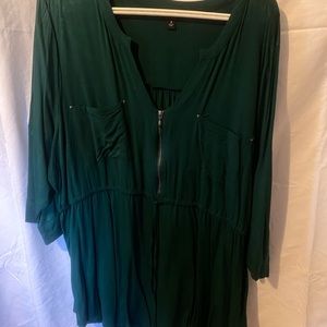 Emerald Green Formal Top